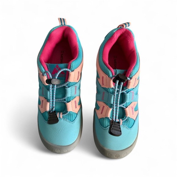 Mishansha Sneakers Girls Hiking Shoes Lightweight Velcro Pink . Size 3 - Picture 8 of 16